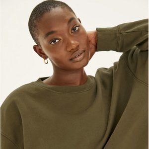 NWT Girlfriend Collective Cropped Sweatshirt L